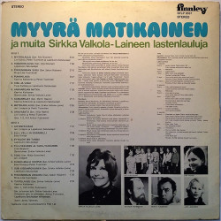 Sirkka Valkola-Laineen Lastenlauluja 1973 SFLP 8537 Myyrä Matikainen 