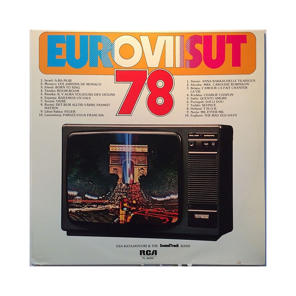 Esa Katajavuori & The SoundTrack Band 1978 PL 40094 Euroviisut 78 