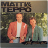 Matti & Teppo: Jää mun luo  kansi EX levy EX- Käytetty LP