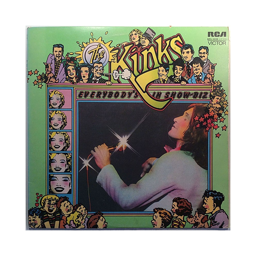 Kinks 1972 DPS 2035 Everybody's In Show-Biz - Everybody's A Star 2LP Second hand LP