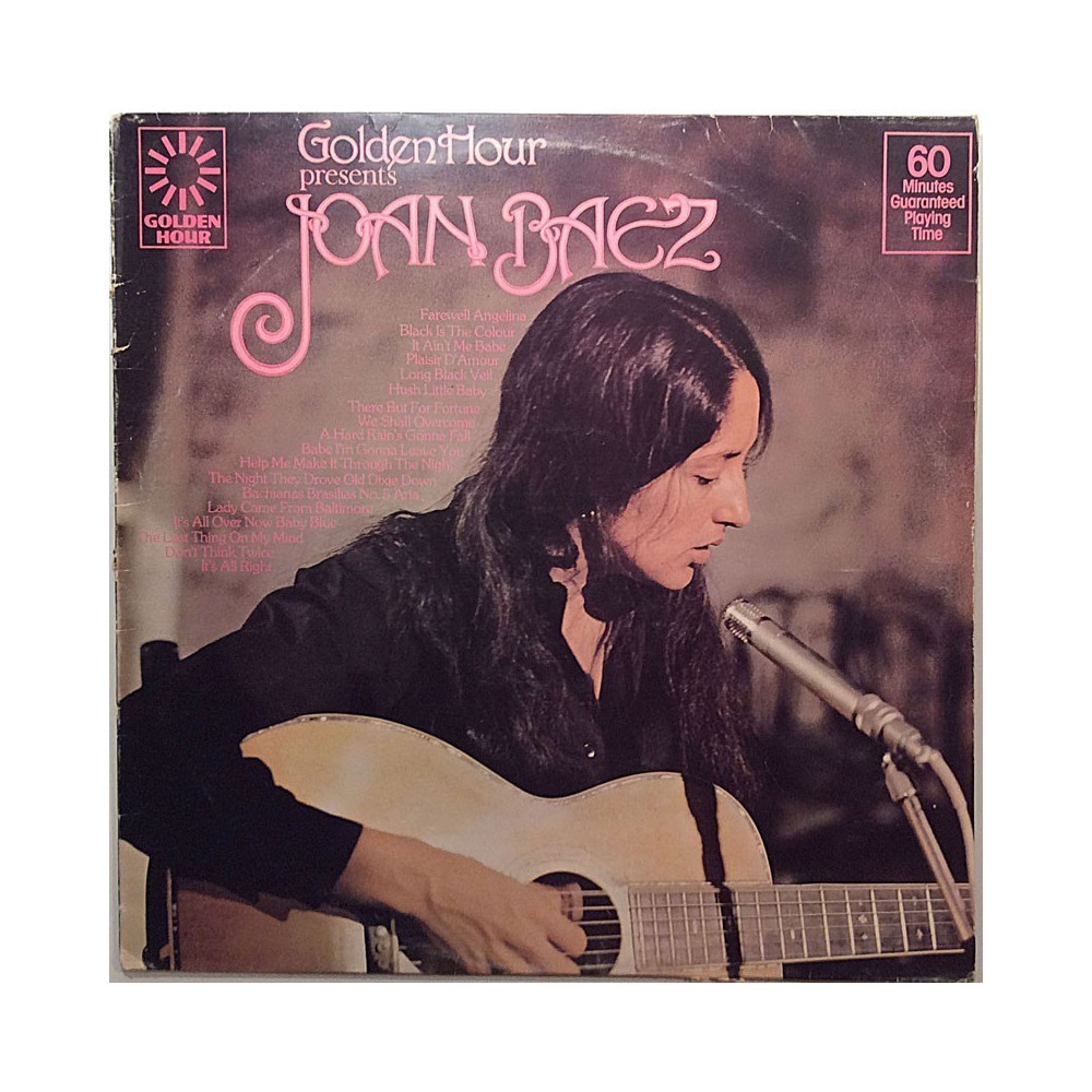 Baez Joan 1976 GH 843 Golden Hour Begagnat LP