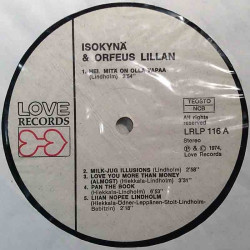 Isokynä & Orfeus 1974 LRLP 116 Lillan Second hand LP