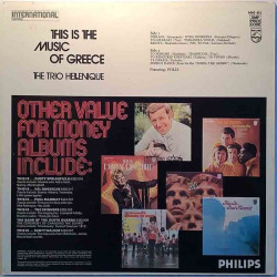 Trio Hellenique: This is the Music of Greece  kansi VG+ levy EX Käytetty LP