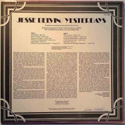 Belvin Jesse 1975 APL 1-0966 Yesterdays Second hand LP