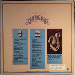 Williams Don 1979 MCA-3096 Best Of Don Williams, Volume II Begagnat LP