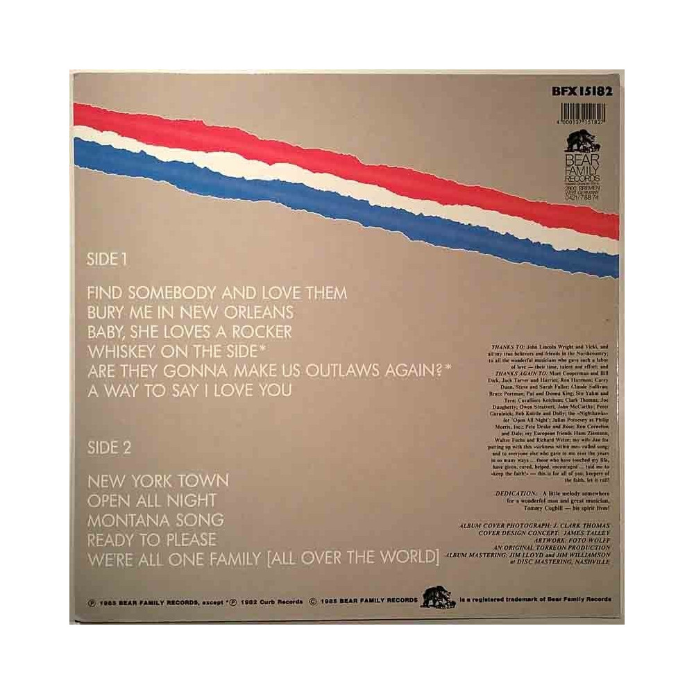Talley James: American Originals  kansi EX- levy EX Käytetty LP