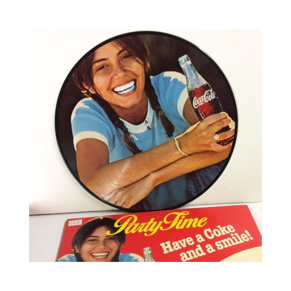 Various Artists: Party Time ‘80 (Coca-Cola) Kuva-Lp  kansi Ei kuvakantta levy VG+ Käytetty LP