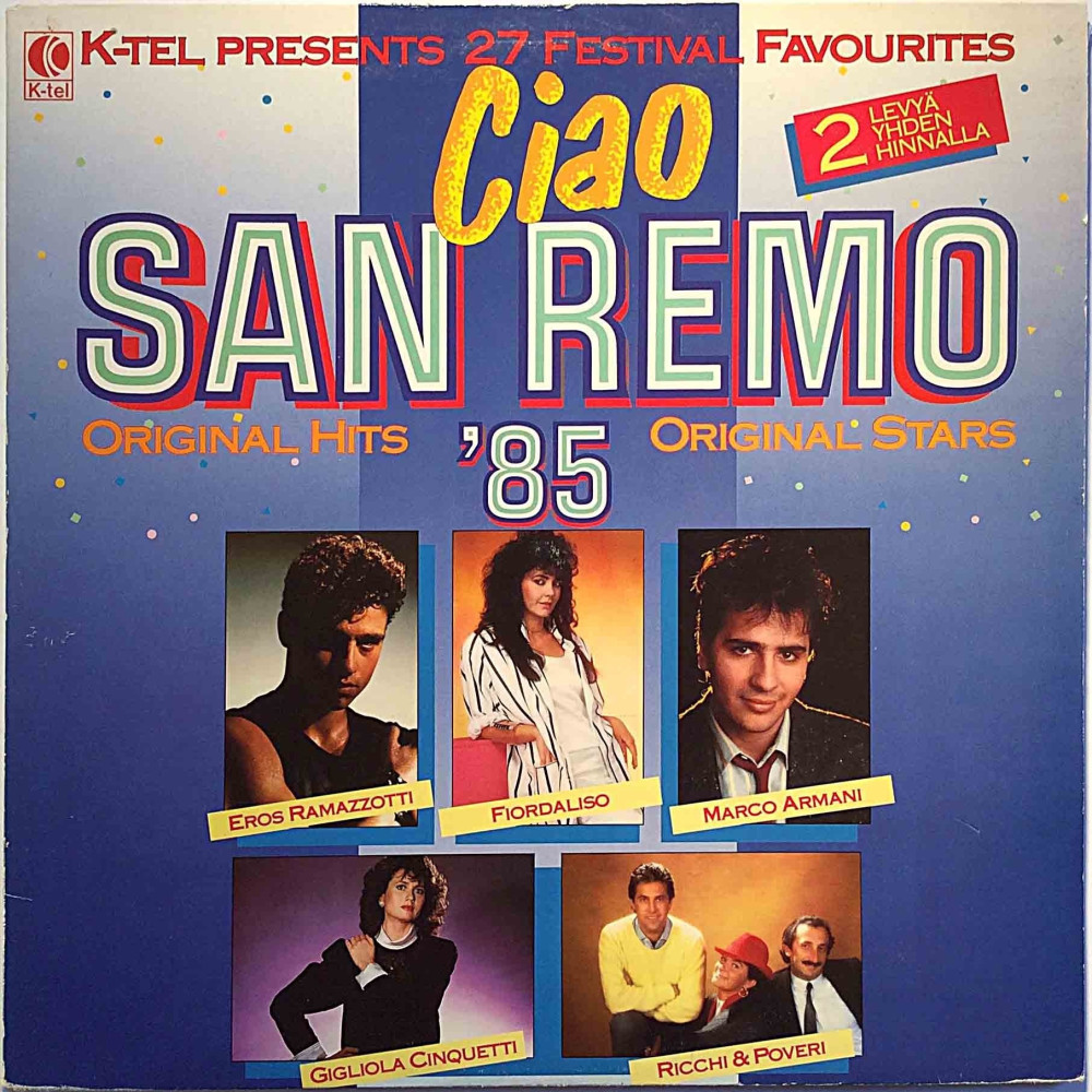 Various Artists 1985 CS-7088 Ciao San Remo 2LP Second hand LP