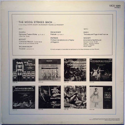 Wurman Hans: The Moog Strikes Bach...  kansi VG+ levy EX Käytetty LP