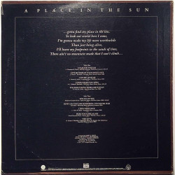 Acklin Barbara: A Place In The Sun  kansi VG+ levy EX Käytetty LP