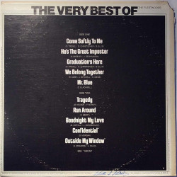 Fleetwoods: The Very Best Of The Fleetwoods  kansi VG+ levy EX Käytetty LP
