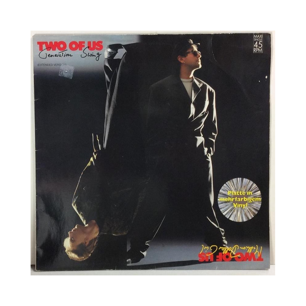 Two Of Us: Generation Swing 12” Maxi ( Multicolor Vinyl)  kansi VG+ levy VG+ Käytetty LP