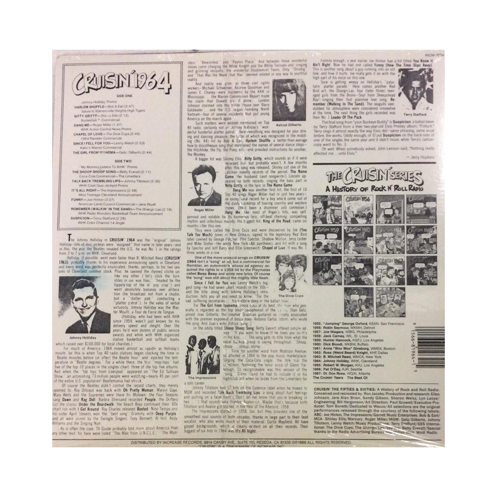 Various Artists : Cruisin’ 1964 - LP