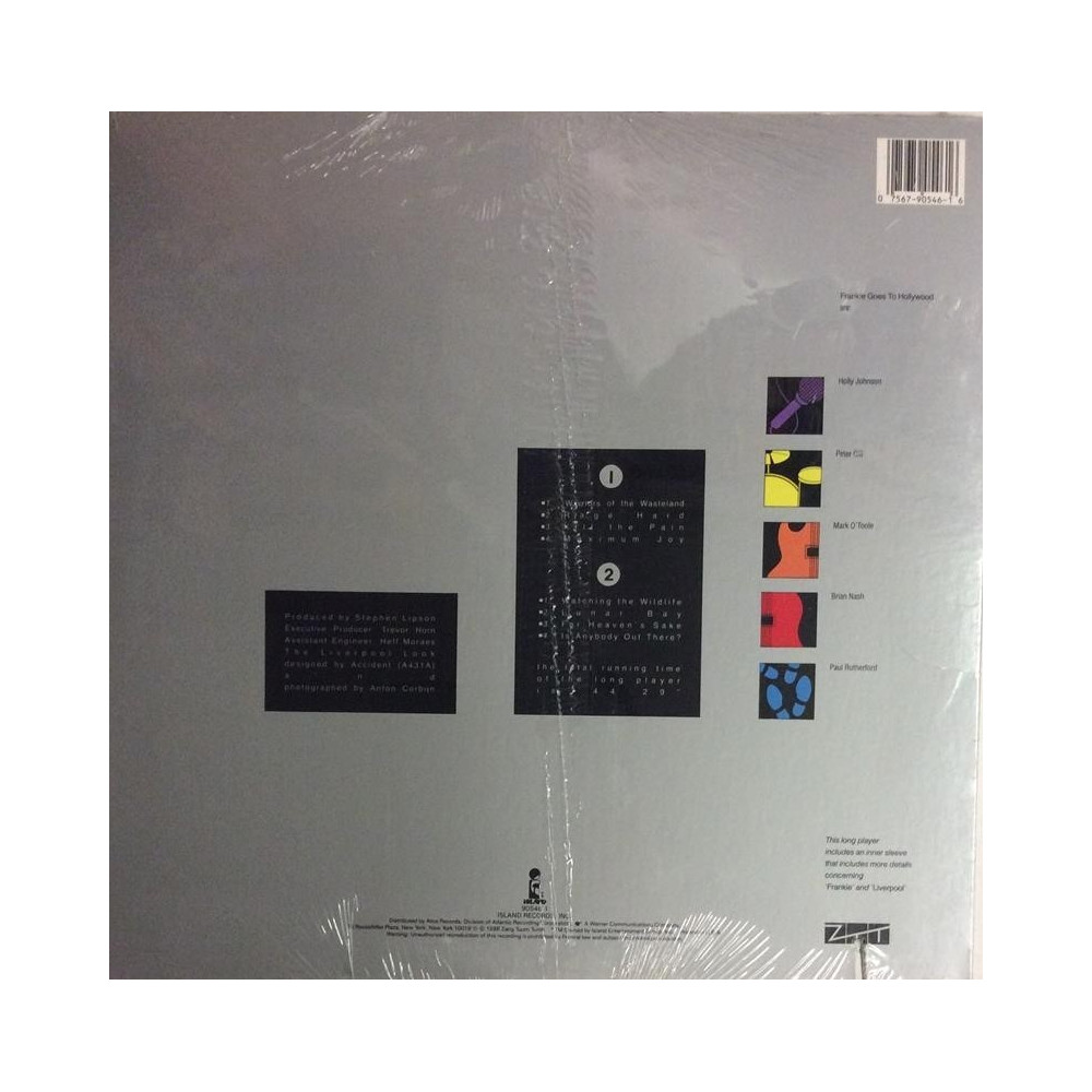 FRANKIE GOEST TO HOLLY LIVERPOOL LP-levyt  /  uusi tuote 1986 ISLAND