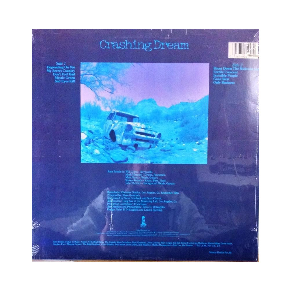Rain Parade : Crashing Dream - LP
