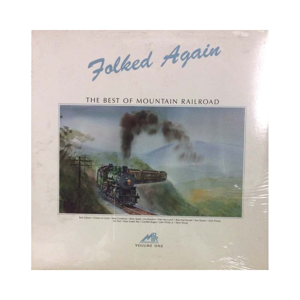 VARIOUS ARTISTS FOLKED AGAIN BEST OF MOUNTAIN RAILROAD LP-levyt  /  uusi tuote 1987 MOUNTAIN RAIROAD RECORDS