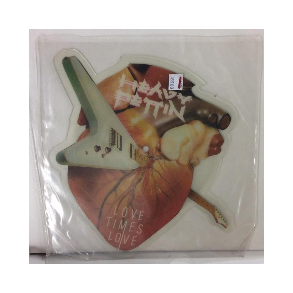 Heavy Pettin’: Love Times Love -Ep (Shaped) Kuva-Lp  kansi Ei kuvakantta levy VG+ Käytetty LP