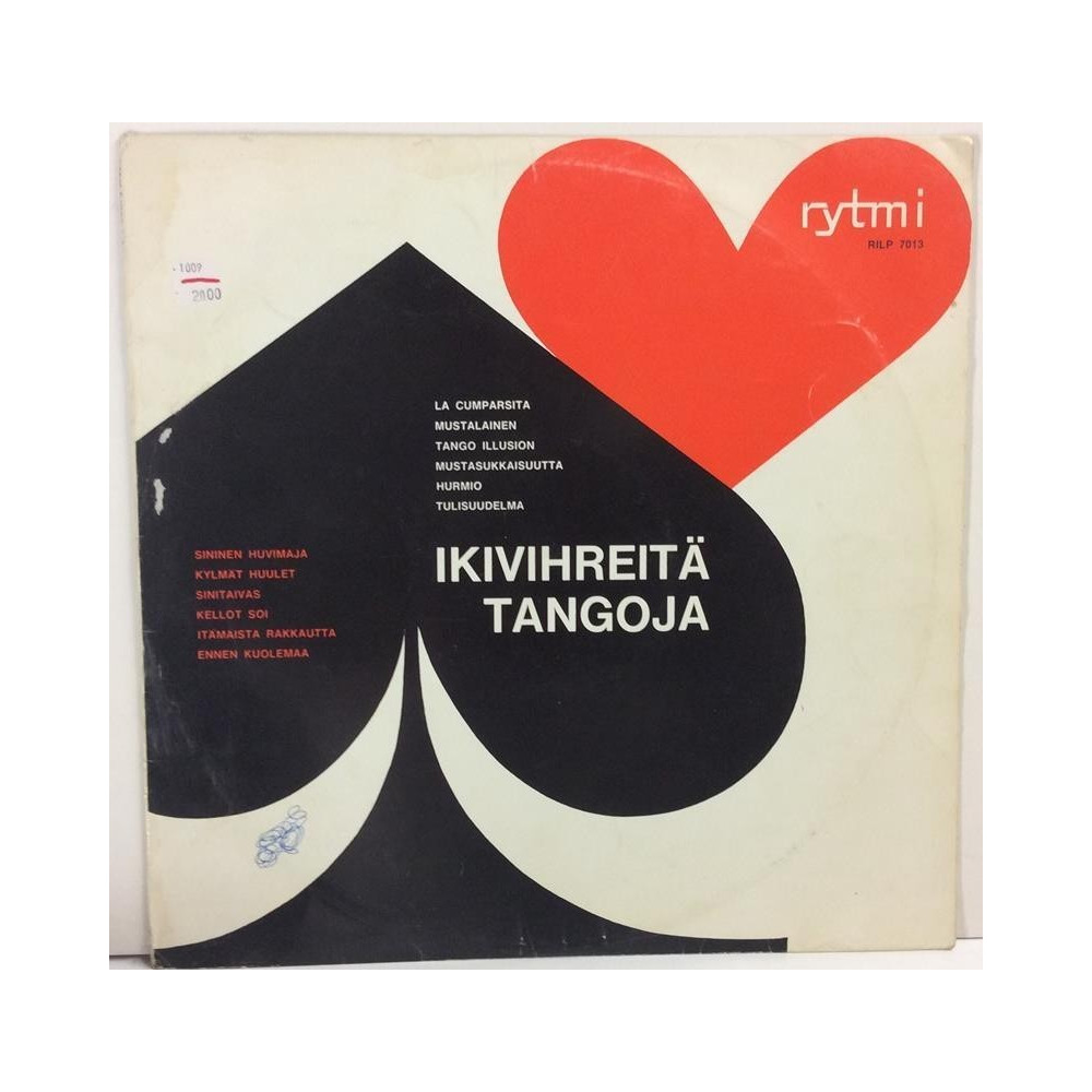 Eri Esittäjiä : Ikivihreitä Tangoja Rytmi Rilp 7013 - Begagnat LP