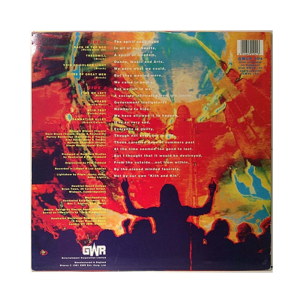 Hawkwind : Palace Springs - Second hand LP