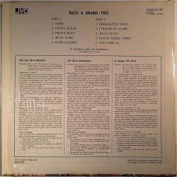 Onodera T. and Los Onoderas : Rock & Drums / Free - Second hand LP