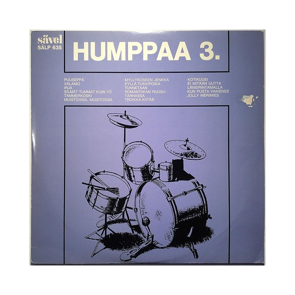 Eri Esittäjiä 1975 SÄLP 635 Humppaa 3. Begagnat LP