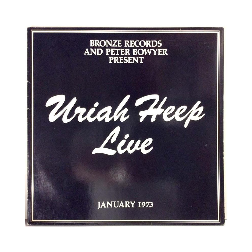 Uriah Heep : Live 2LP January 1973 - Begagnat LP