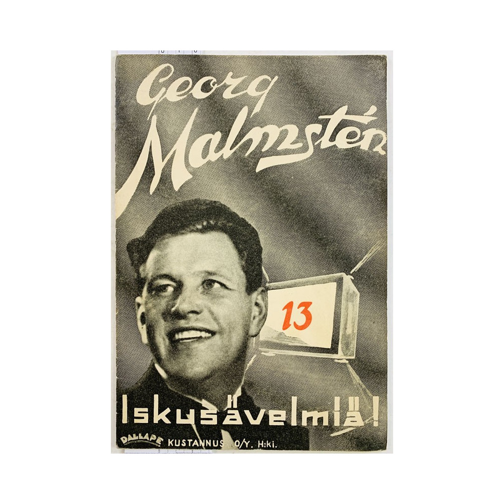 Malmsten Georg 1937 13 Iskusävelmiä! nuottivihko 13 aikakauslehti