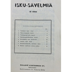 Malmsten Georg 1937 13 Iskusävelmiä! nuottivihko 13 aikakauslehti