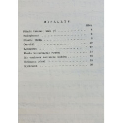 Viimeisiä levy-säveleitä 1933 3 nuottivihko N:o 3 aikakauslehti