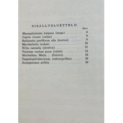 Viimeisiä levy-säveleitä 1934 14 nuottivihko N:o 14 aikakauslehti