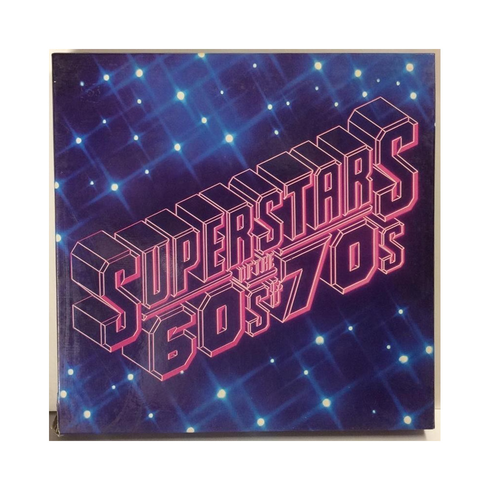 Various Artists: Superstars Of 60s & 70s  10lp  kansi VG levy VG+ Käytetty LP