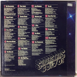 Various Artists: Superstars Of 60s & 70s  10lp  kansi VG levy VG+ Käytetty LP
