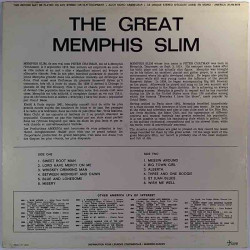 Memphis Slim 1968 30 AM 6076 The Great Memphis Slim Begagnat LP