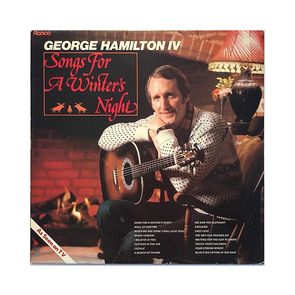 George Hamilton IV 1982 RTL 2082 Songs For A Winter's Night Second hand LP