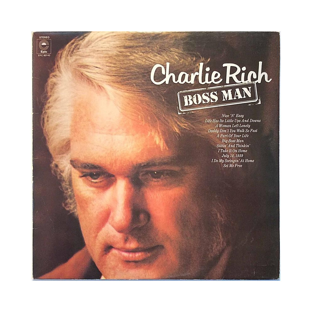 Rich Charlie 1972 EPC 80143 Boss Man Second hand LP