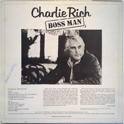 Rich Charlie 1972 EPC 80143 Boss Man Second hand LP