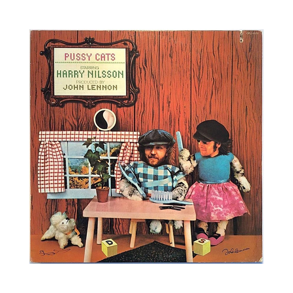 Nilsson Harry: Pussy Cats  kansi EX levy EX Käytetty LP