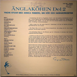 Yngve Stoor Med Sin Hawaii-Orkester: Änglakören Del 2  kansi EX- levy G Käytetty LP