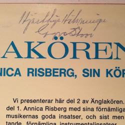 Yngve Stoor Med Sin Hawaii-Orkester: Änglakören Del 2  kansi EX- levy G Käytetty LP