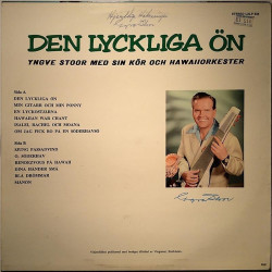 Yngve Stoor Med Sin Hawaii-Orkester: Den lyckliga ön  kansi EX levy EX- Käytetty LP