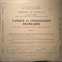 Gaston Mauger 1959 270 E 820 Langue Et De Civilisation Françaises puhelevy Second hand LP