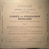 Gaston Mauger 1959 270 E 820 Langue Et De Civilisation Françaises puhelevy Second hand LP