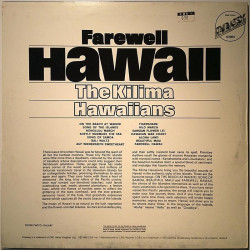 Kilima Hawaiians 1973 EMB 31010 Farewell Hawaii Second hand LP