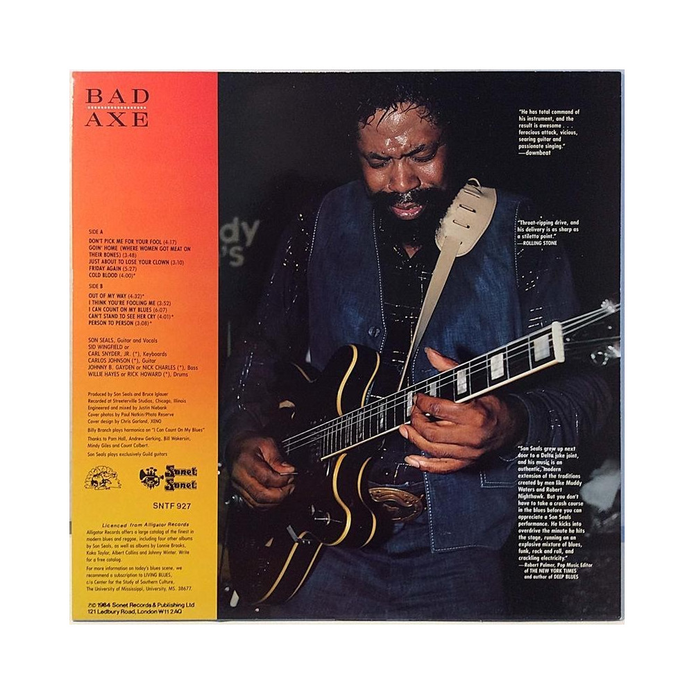 Seals Son : Bad Axe - Second hand LP