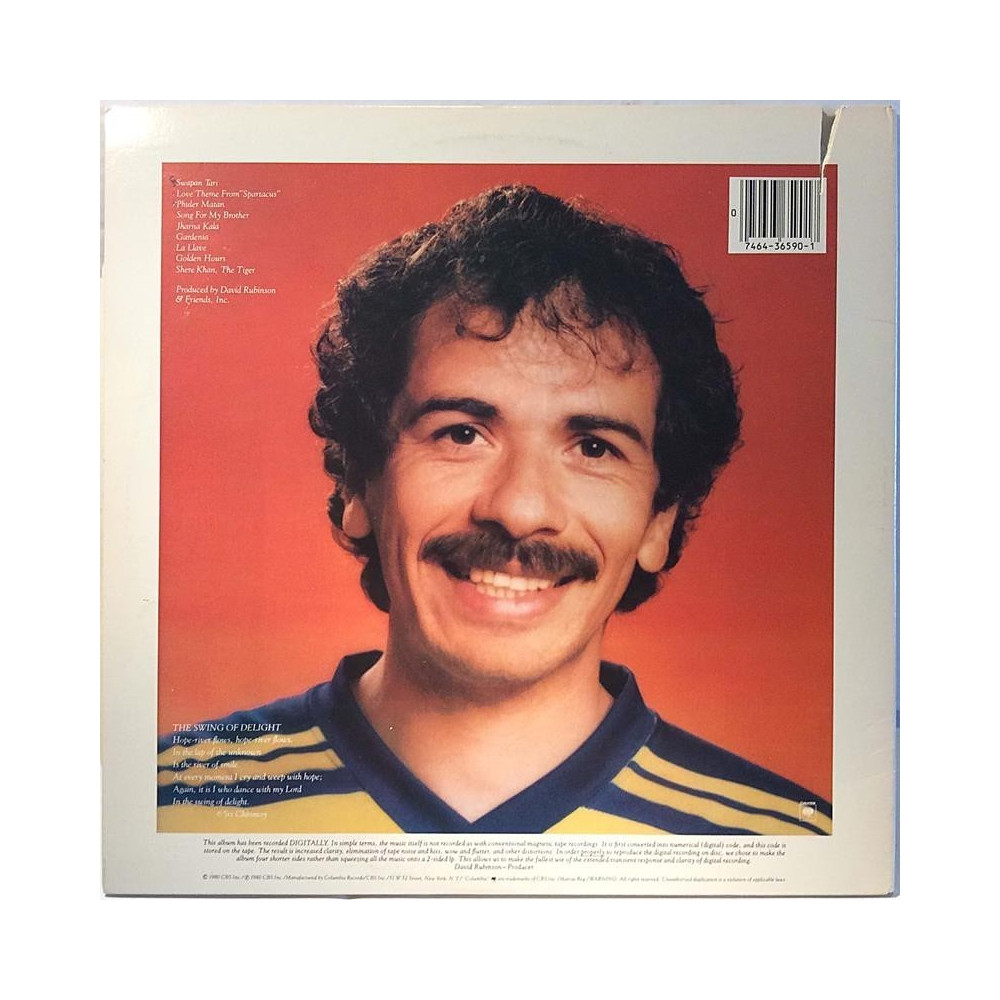 Santana Carlos Devadip : Swing Of Delight 2LP cut-out - Begagnat LP