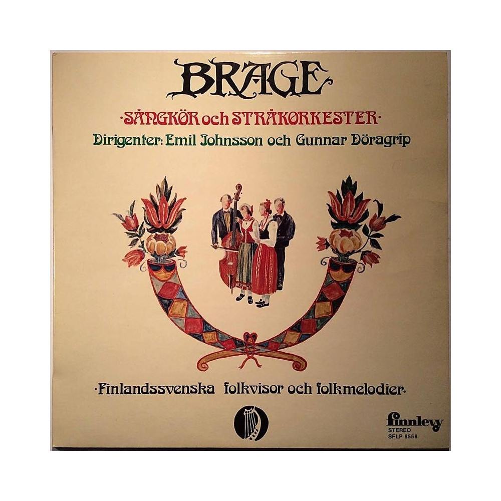 Brages Sångkör och Stråkorkester 1974 SFLP 8558 Förevingen brage Second hand LP