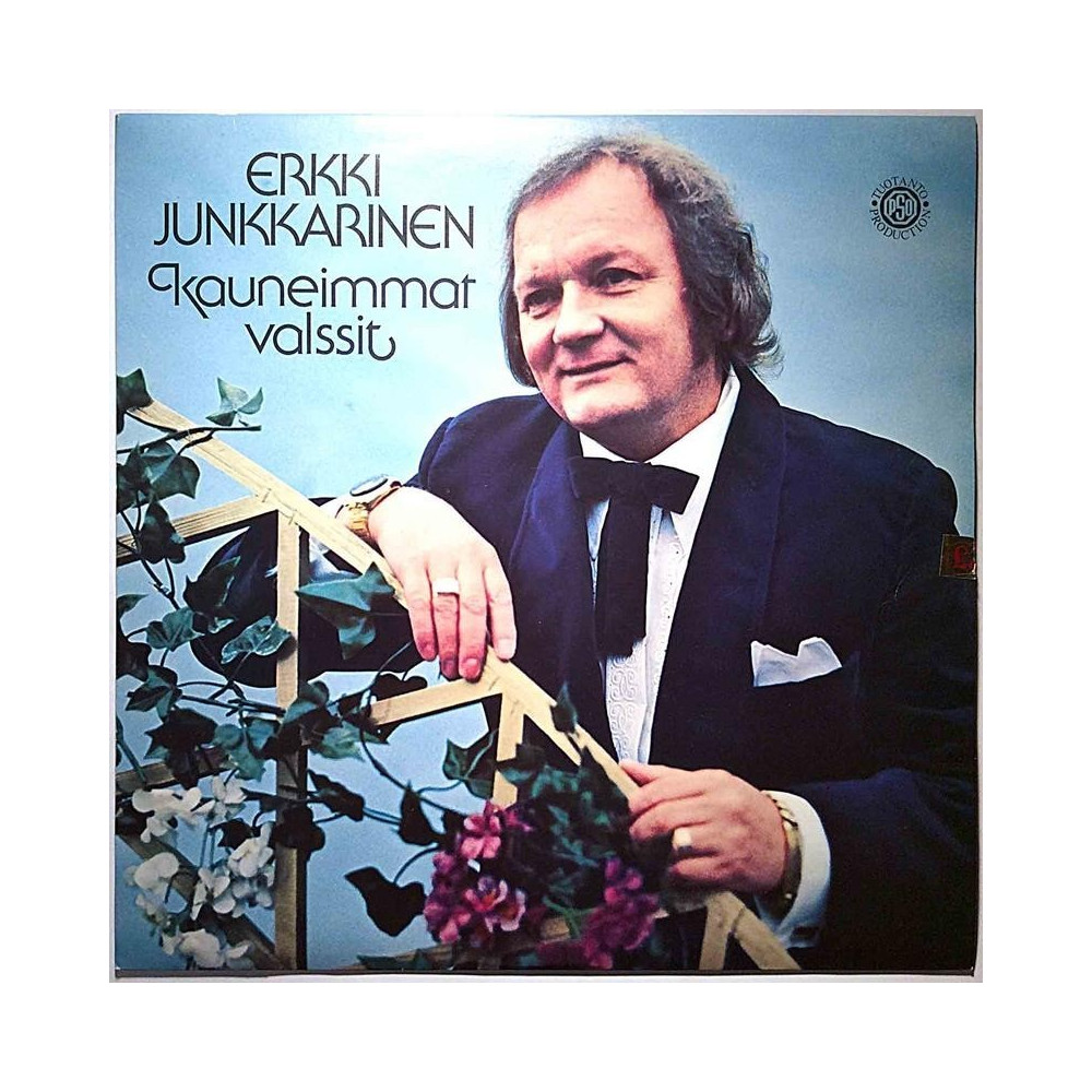 Junkkarinen Erkki: Kauneimmat Valssit  kansi EX levy EX Käytetty LP