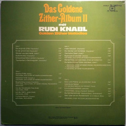 Knabl Rudi: Das Goldene Zither-Album II 2LP  kansi VG+ levy EX Käytetty LP