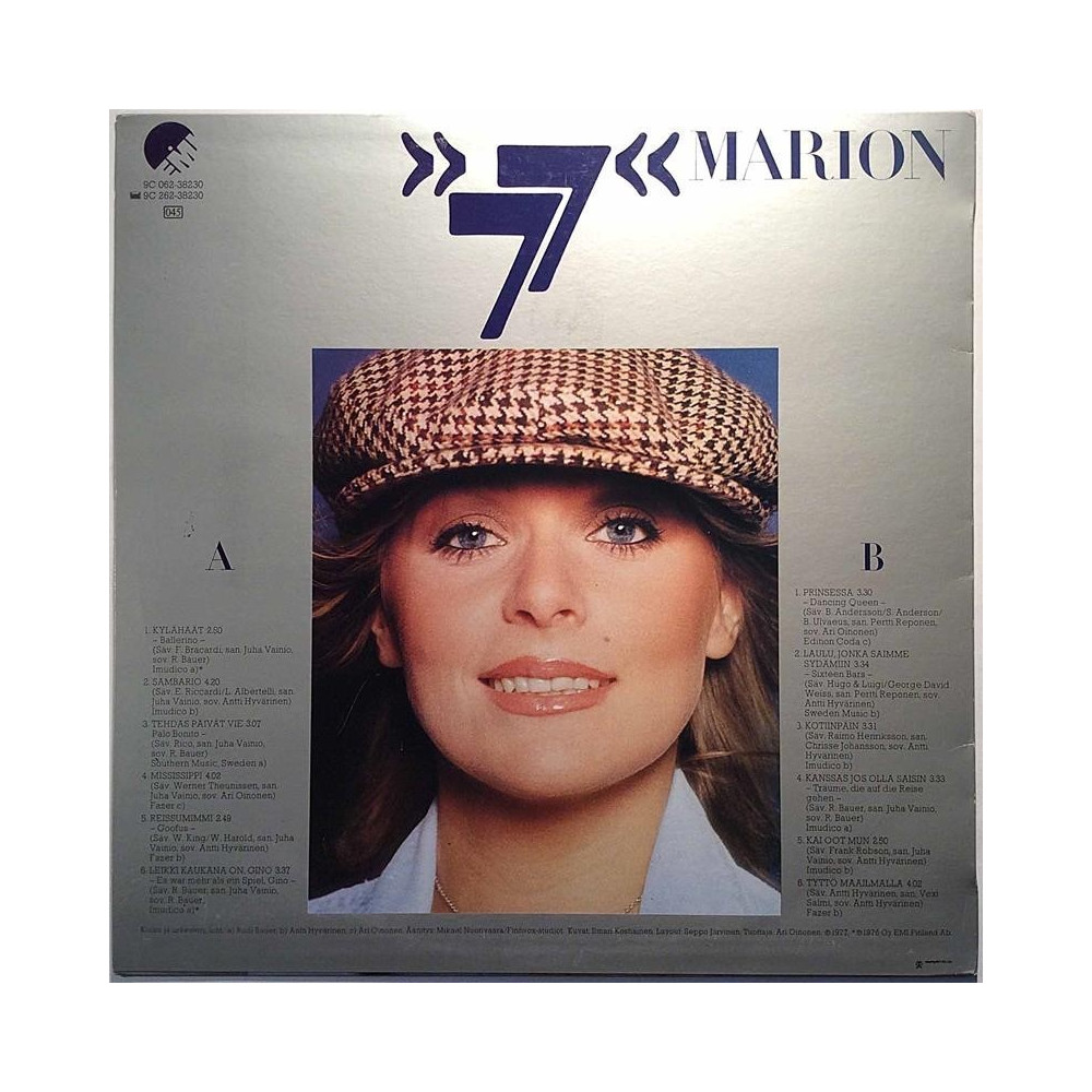 Marion: 77  kansi EX levy EX Käytetty LP