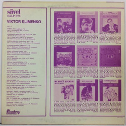 Klimenko Viktor : Viktor Klimenko -72 - Second hand LP